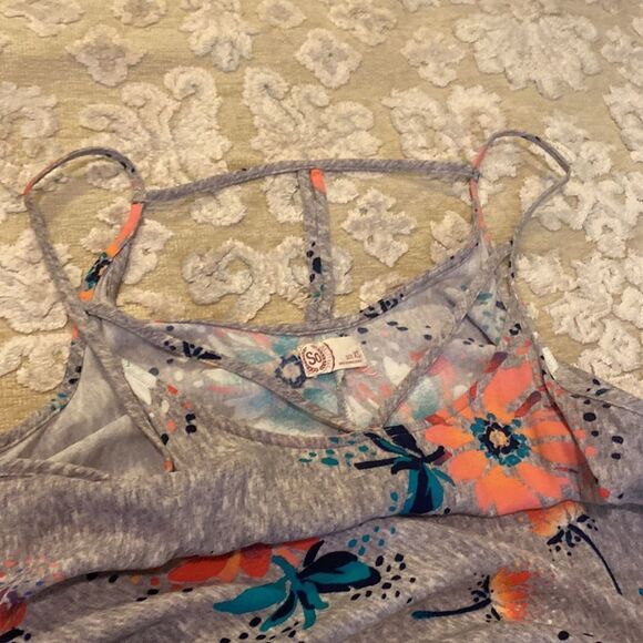 Floral Tank Dress with Unique Racerback Design - Picture 8 of 10